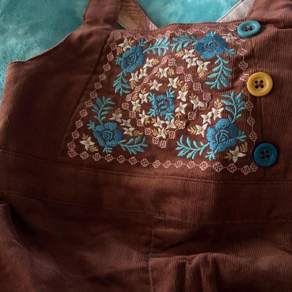 Dresses & Skirts - Matilda Jane Brown Corduroy bib overalls,baby